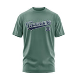 Custom Blue Green Blue T-Shirt