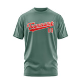 Custom Blue Green Orange Red T-Shirt
