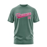 Custom Blue Green Pink T-Shirt