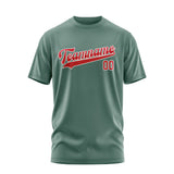 Custom Blue Green Red T-Shirt