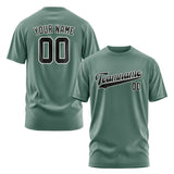Custom Blue Green Black T-Shirt