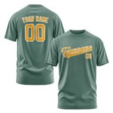 Custom Blue Green Yellow T-Shirt