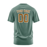 Custom Blue Green Khaki T-Shirt