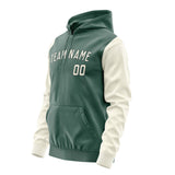 Custom Blue Green Cream Hoodie 2727030327B31703