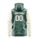 Custom Blue Green Cream Hoodie 2727030327B31803