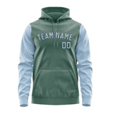 Custom Blue Green Light Blue Hoodie 2727080827B31708