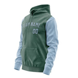 Custom Blue Green Light Blue Hoodie 2727080827B31708