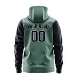 Custom Blue Green Navy Hoodie 2727111127B31811