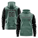 Custom Blue Green Black Hoodie