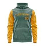 Custom Blue Green Yellow Hoodie 2727191927B31719