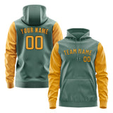 Custom Blue Green Yellow Hoodie