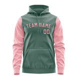 Custom Blue Green Light Pink Hoodie 2727212127B31721