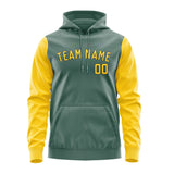 Custom Blue Green Gold Hoodie 2727303027B31730