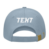 Custom Slate Gray Pale Ice Blue Hat 27B118