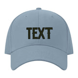 Custom Slate Gray White Hat