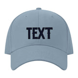 Custom Slate Gray Pale Peach Hat 27B21711