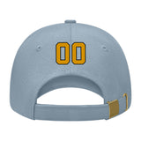 Custom Slate Gray Sky Blue Hat 27B21719