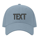 Custom Slate Gray Orange Hat