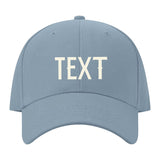 Custom Slate Gray Light Purple Hat