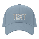 Custom Slate Gray Light Green Hat