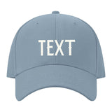 Custom Slate Gray Pale Ice Blue Hat