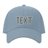 Custom Slate Gray Orange Hat