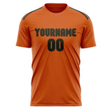 Custom Orange Olive Soccer Jersey