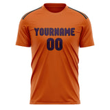 Custom Orange Purple Soccer Jersey