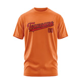 Custom Orange Red T-Shirt