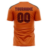 Custom Orange Crimson Red Soccer Jersey