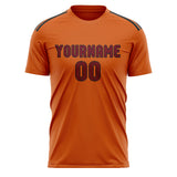 Custom Orange Crimson Red Soccer Jersey