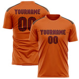 Custom Orange Crimson Red Soccer Jersey
