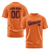Custom Orange Crimson Red T-Shirt