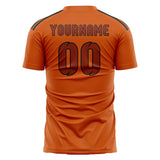 Custom Orange Coral Red Soccer Jersey
