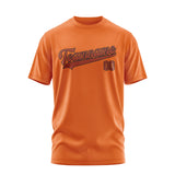 Custom Orange Coral Red T-Shirt