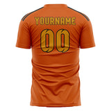 Custom Orange Yellow Soccer Jersey