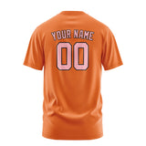 Custom Orange Light Pink T-Shirt