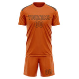 Custom Orange Orange Soccer Set