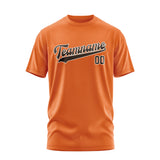 Custom Orange Brown T-Shirt