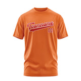 Custom Orange Red T-Shirt