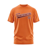Custom Orange Crimson Red T-Shirt