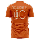 Custom Orange Orange Soccer Jersey