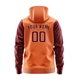 Custom Orange Crimson Red Hoodie 2828151528B31815