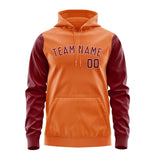 Custom Orange Crimson Red Hoodie 2828151528B31815