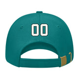 Custom Blue Green Pale Ice Blue Hat 28B21718