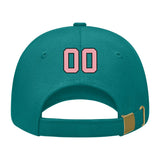 Custom Blue Green Light Emerald Green Hat 28B21721