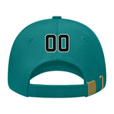 Custom Blue Green Mocha Hat 28B21817