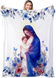Blanket for Son Gifts, “Every Day God thinks of you, Every hour God looks after you, Every Minute God cares for you, Because every second He loves you”, From Mom Dad, Birthday, Christmas, Graduation, Everyday Encouragement, Inspirational