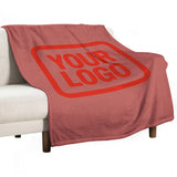Custom Copper Rose Orange-Red Blanket