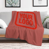 Custom Copper Rose Orange-Red Blanket